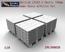 1/35 British L31A3 2 Shells 105mm Ammo Boxes