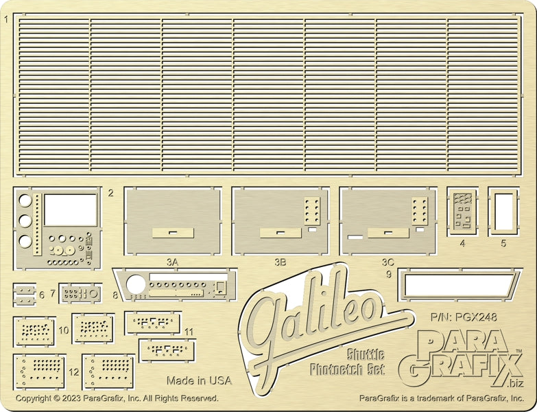 1/32 Galileo Shuttle Photoetch Set - Hobby Sense