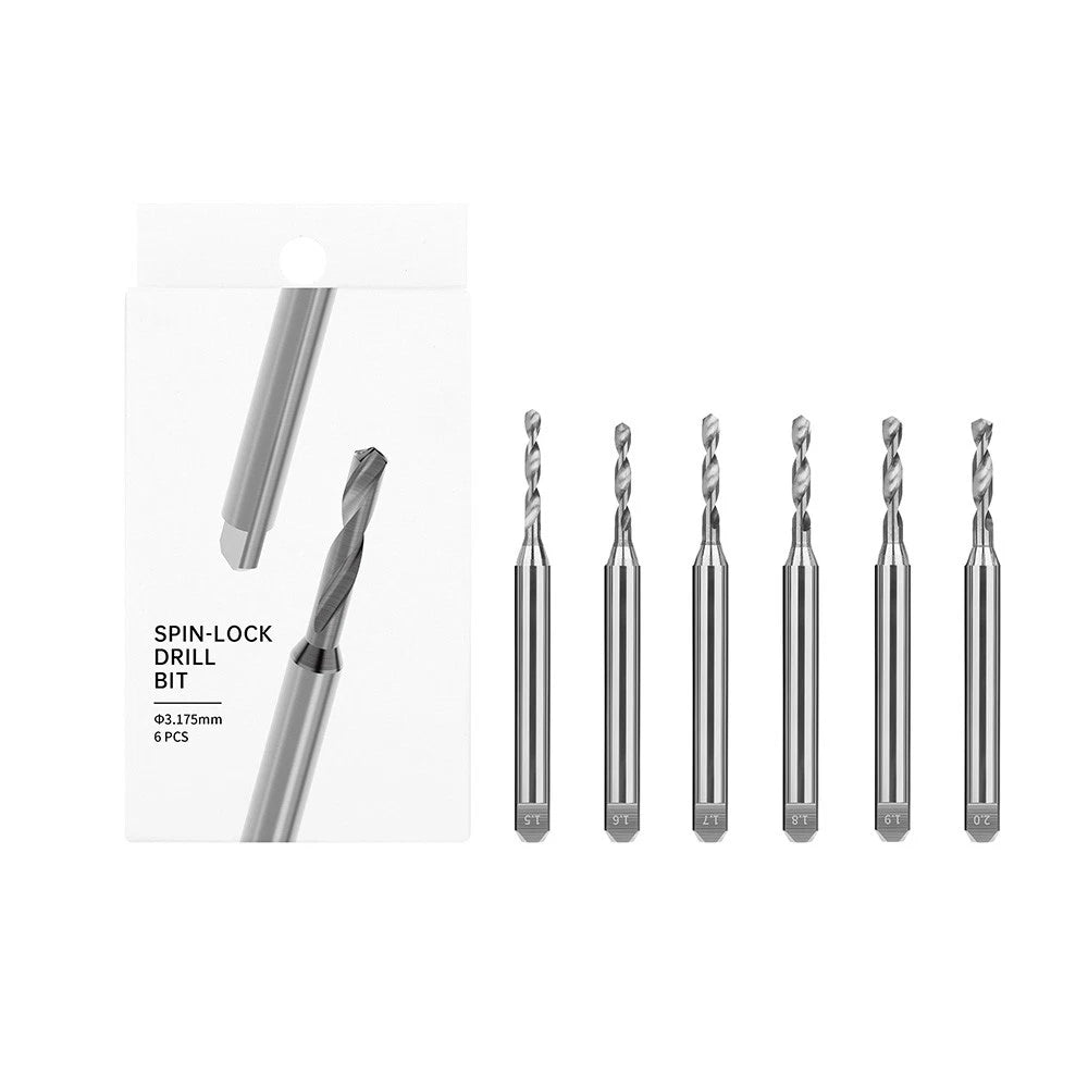 DSPIAE Spin-Lock Drill Bit - Set 02 (Mobius & Orbit compatible)