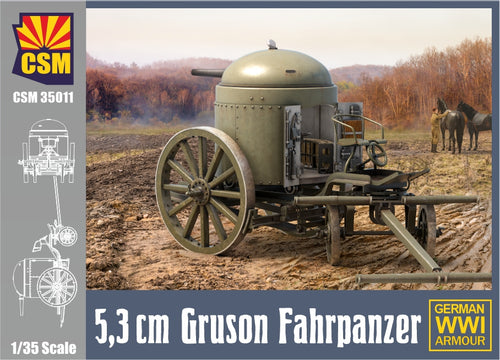 1/35 5,7cm Gruson Fahrpanzer - Hobby Sense