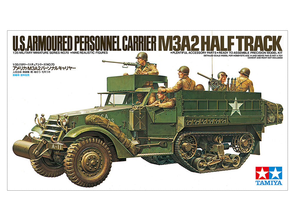 Tamiya 1/35 US Armored Personnel Carrier M3A2 Halftrack