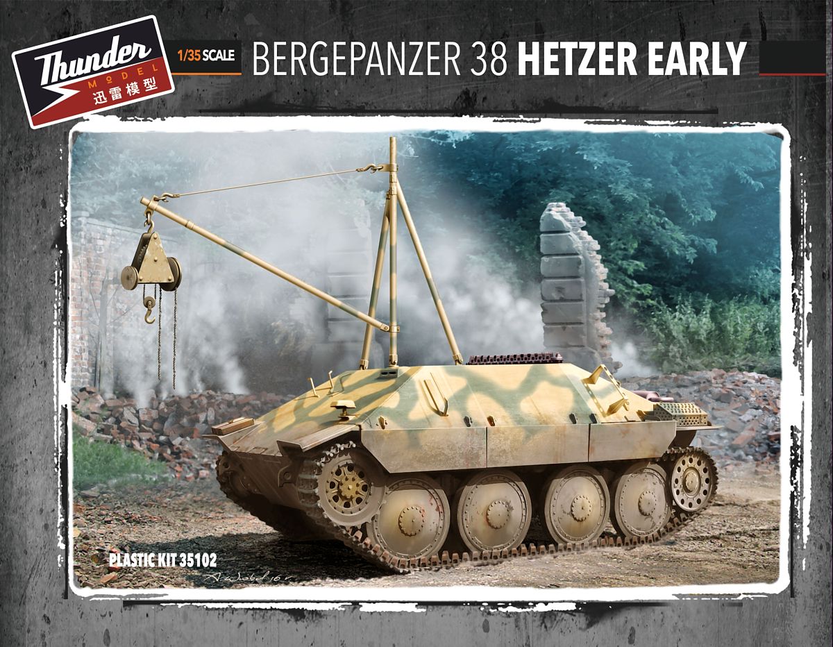 Thunder Model 1/35 Bergepanzer 38 Hetzer Early