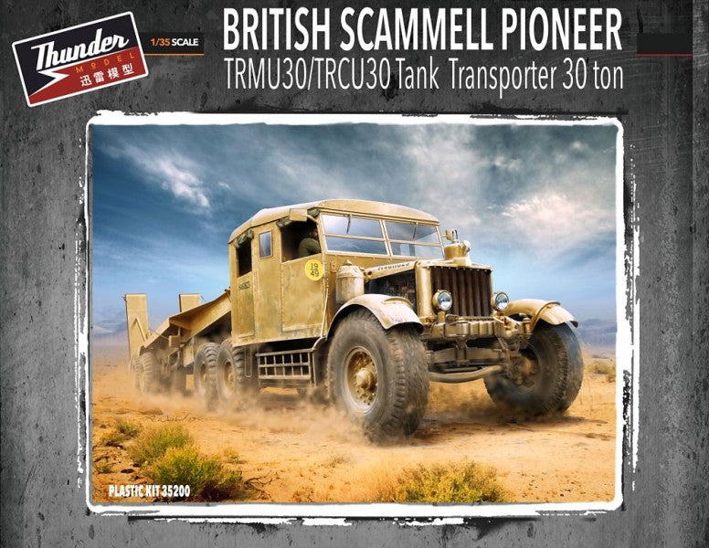 Thunder Model 1/35 British Scammell Pioneer TRMU30/TRCU30 Tank Transporter 30 ton