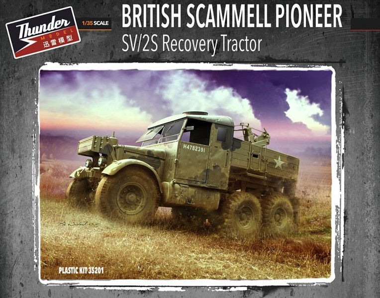 Thunder Model 1/35 British Scammell Pioneer SV/2S Recovery Tractor