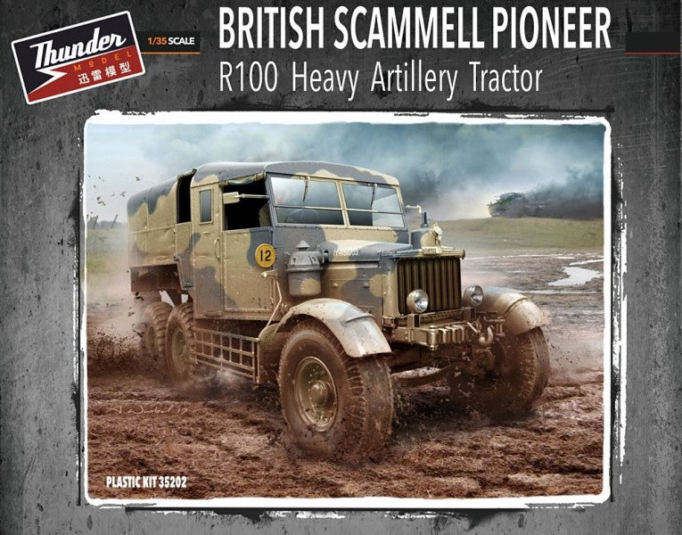 Thunder Model 1/35 British Scammell Pioneer R100 Heavy Artillery Tractor