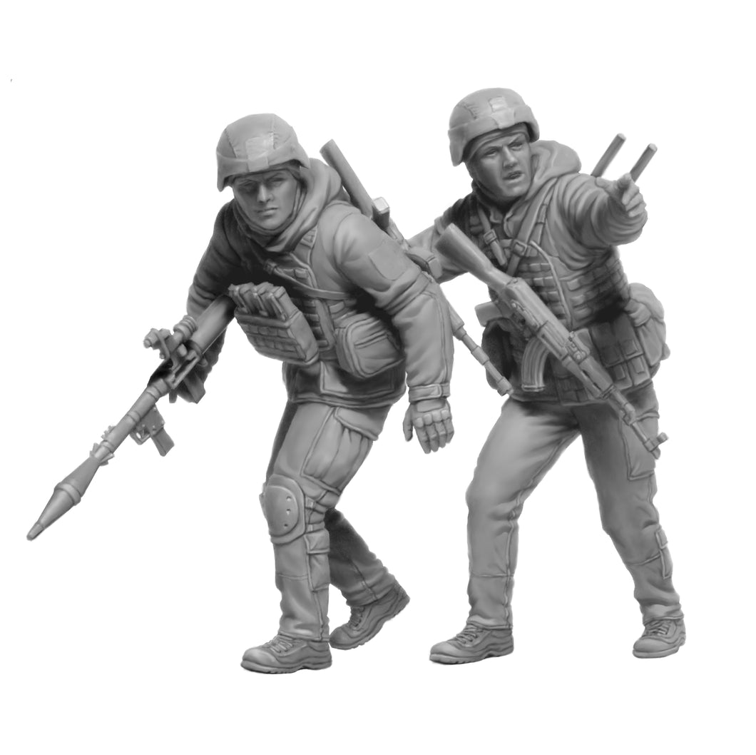 1/35 Azov Regiment, Defence of Mariupol, March 2022 Ukrainian-Russian War series. Kit No 2. - Hobby Sense