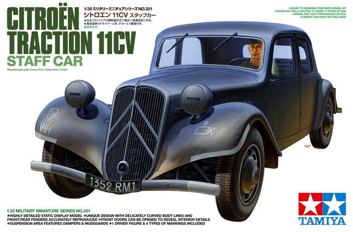 Tamiya 1/35 Citroen Traction 11CV - Hobby Sense