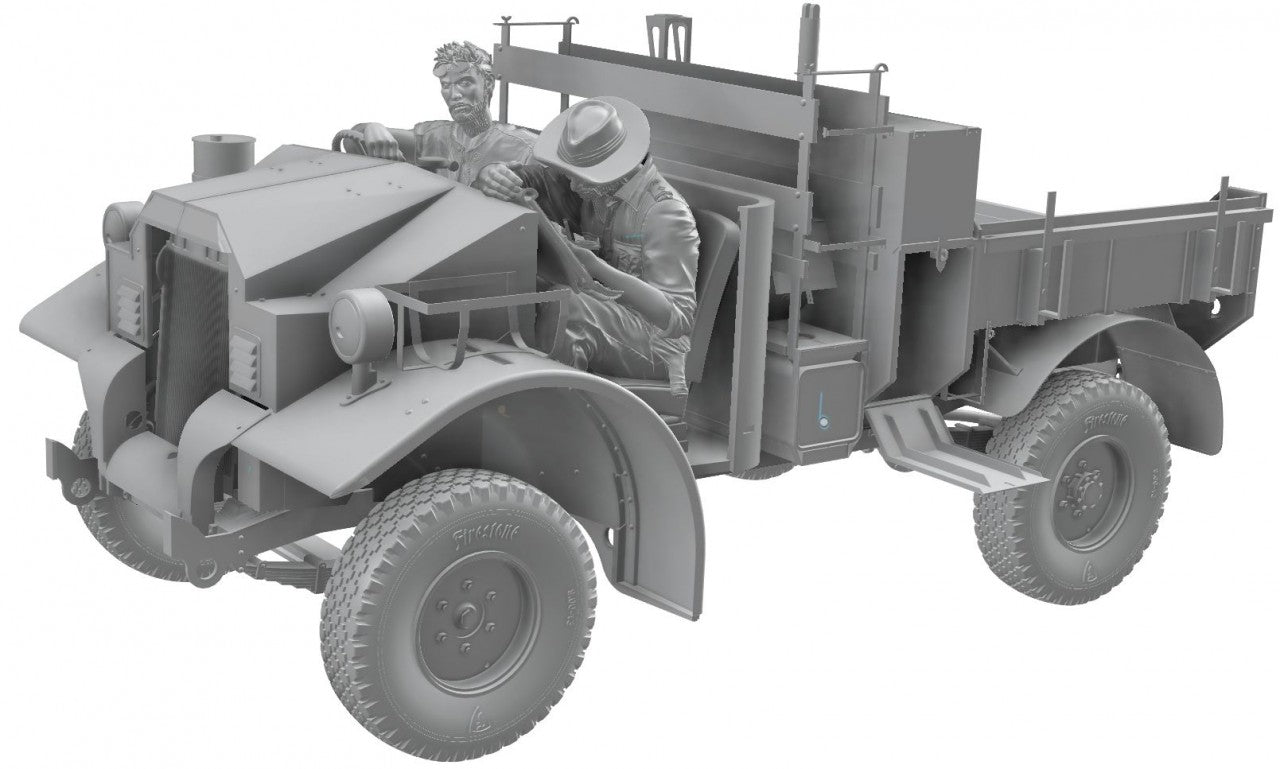Thunder Model 1/35 LRDG F8 Pilot Car, Limited Bonus Edition