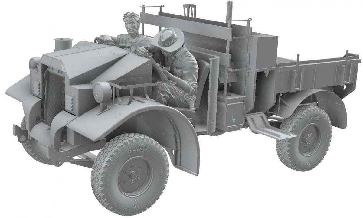 Thunder Model 1/35 LRDG F8 Pilot Car, Limited Bonus Edition