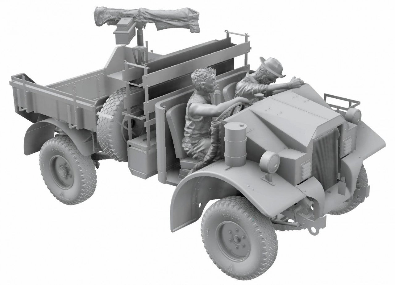 Thunder Model 1/35 LRDG F8 Pilot Car, Limited Bonus Edition