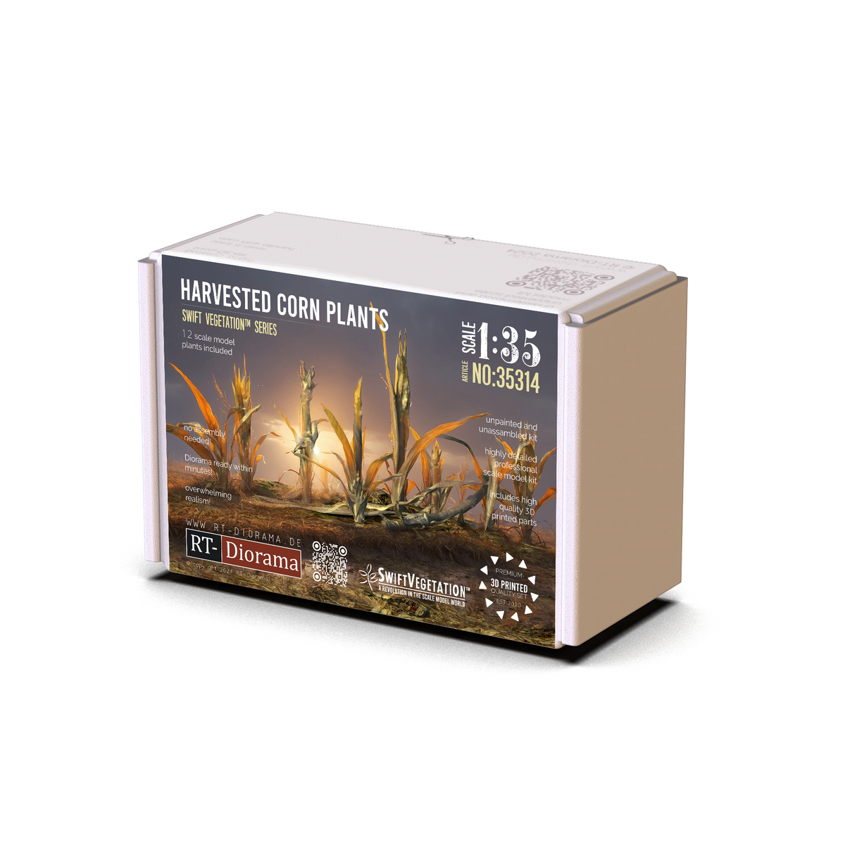 RT Diorama 1/35 Harvested Corn Plants - Hobby Sense