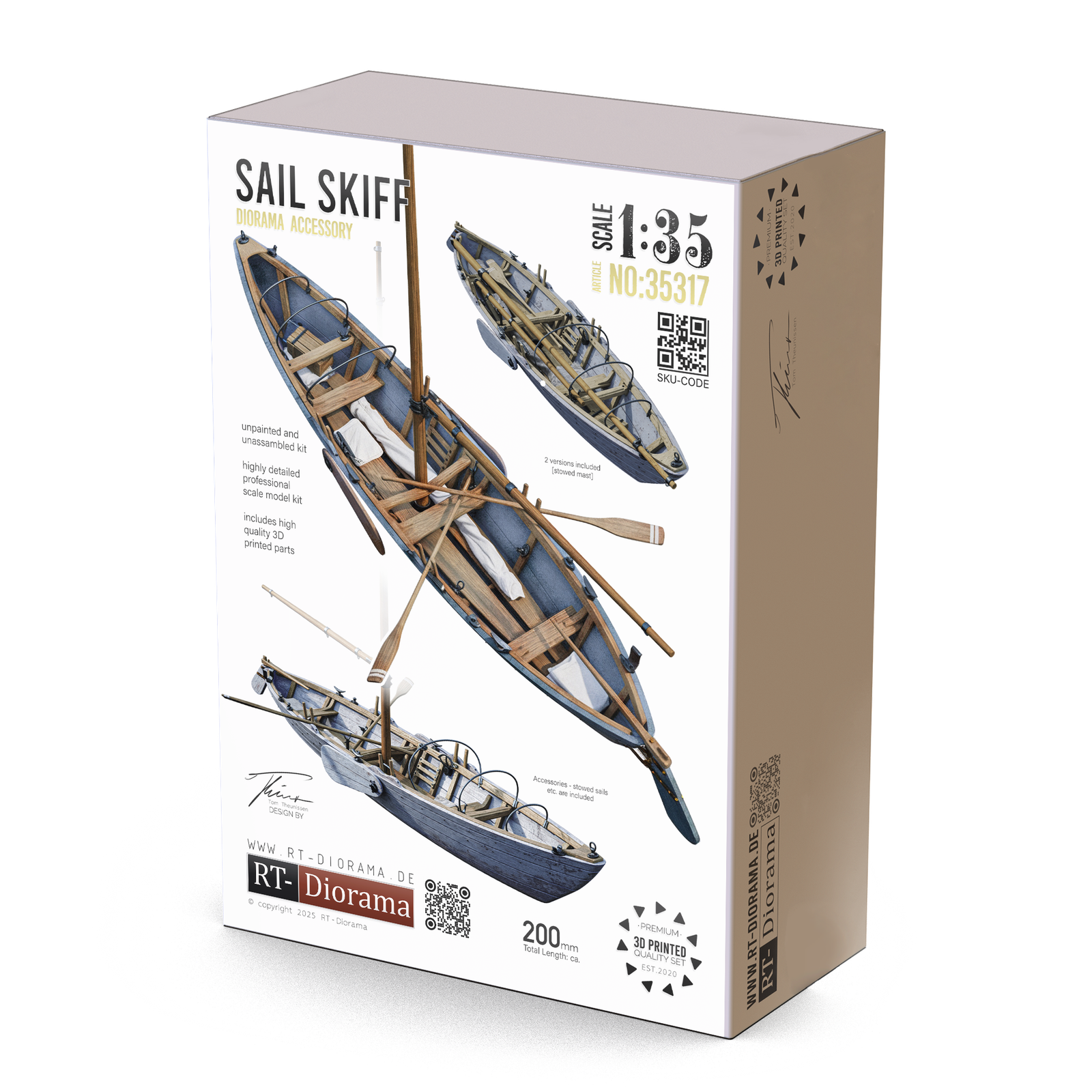 RT Diorama 1/35 Sail Skiff - Hobby Sense