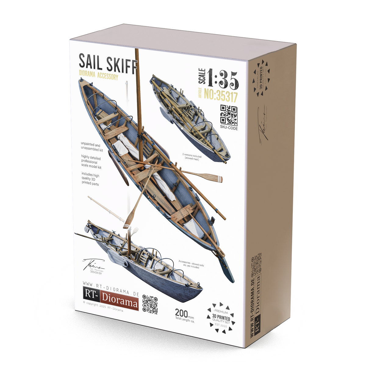 RT Diorama 1/35 Sail Skiff - Hobby Sense