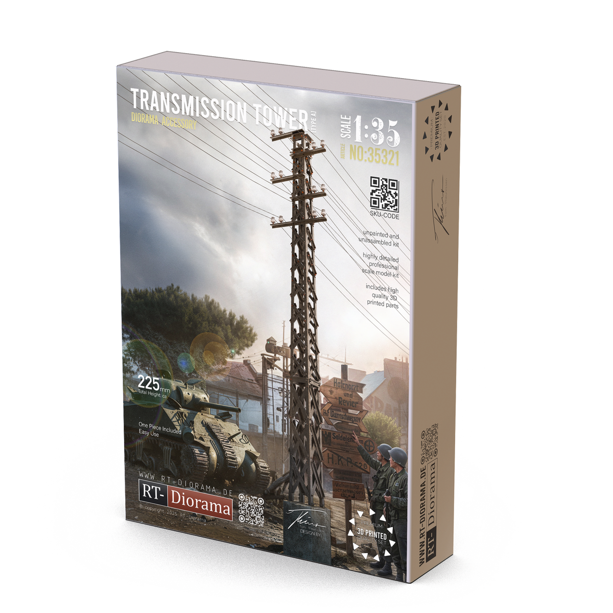 RT Diorama 1/35 Transmission Tower Type A - Hobby Sense