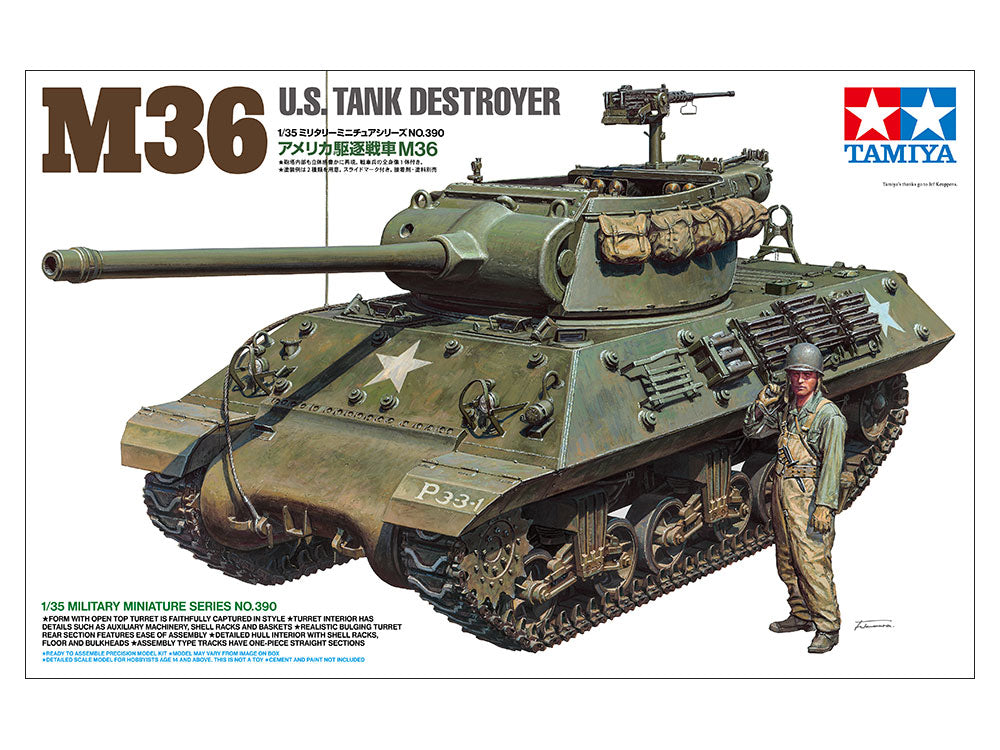 1/35 M36 US Tank Destroyer - Hobby Sense