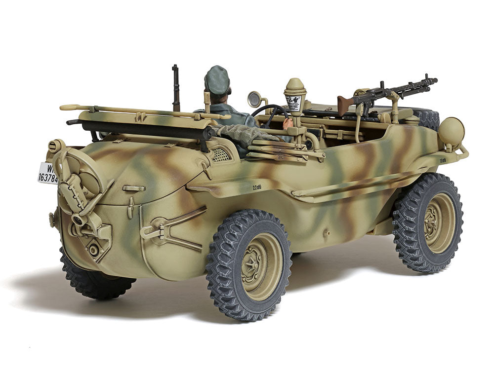 Tamiya 1/35 German Schwimmwagen Type 166 Wide Wheel Version - Hobby Sense