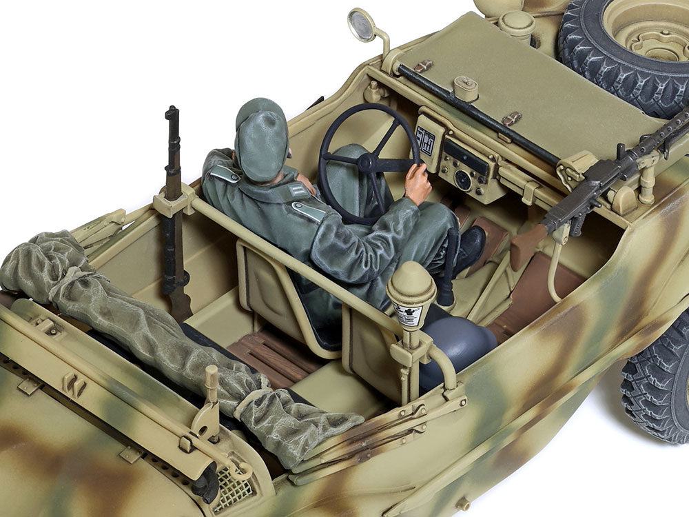 Tamiya 1/35 German Schwimmwagen Type 166 Wide Wheel Version - Hobby Sense