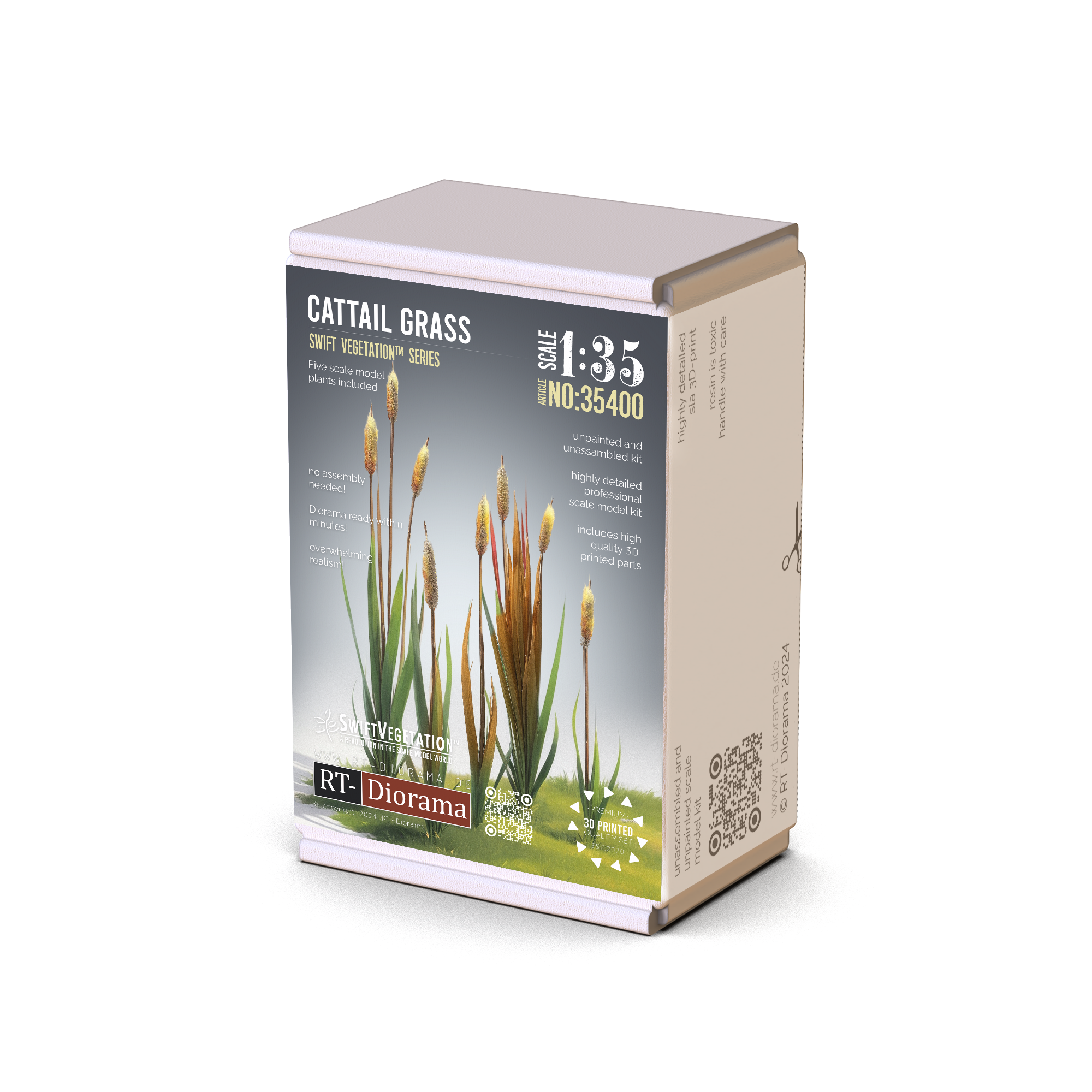 RT Diorama 1/35 Cattail Grass - Hobby Sense