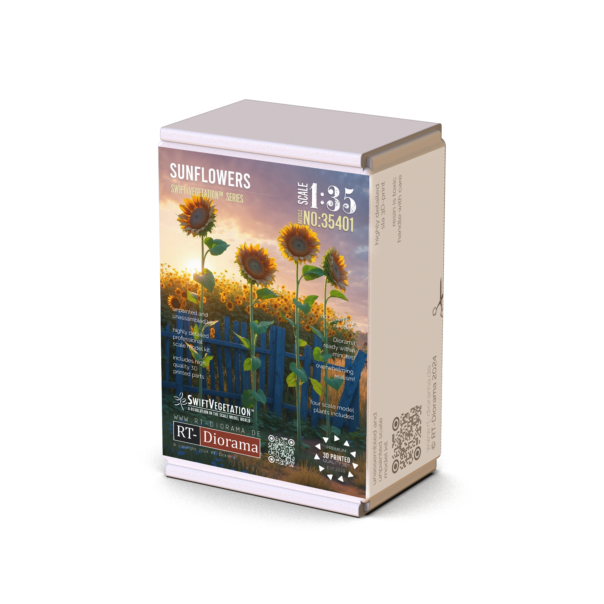 RT Diorama 1/35 Sunflowers (4pcs) - Hobby Sense