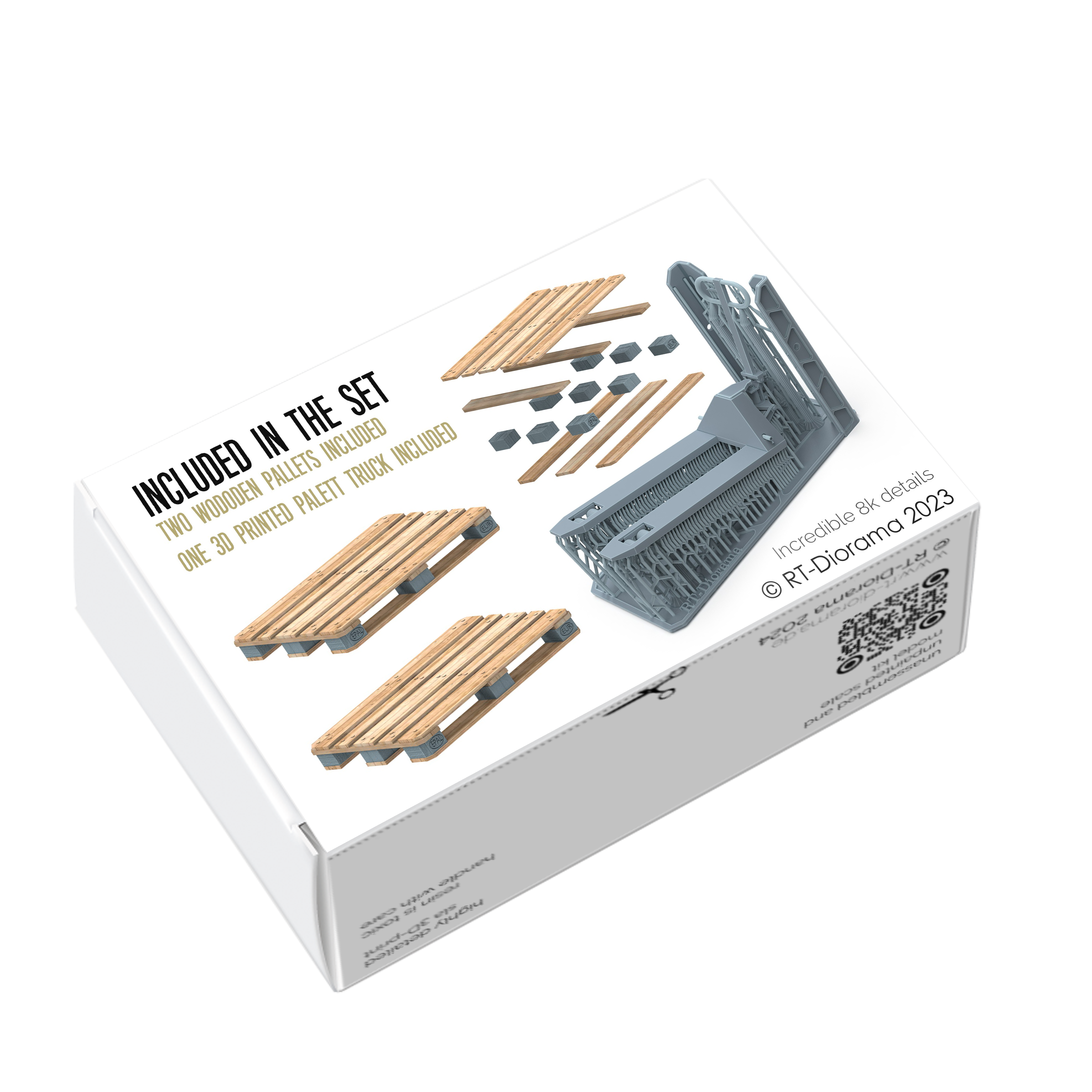 RT Diorama 1/35 Pallet Truck Set - Hobby Sense