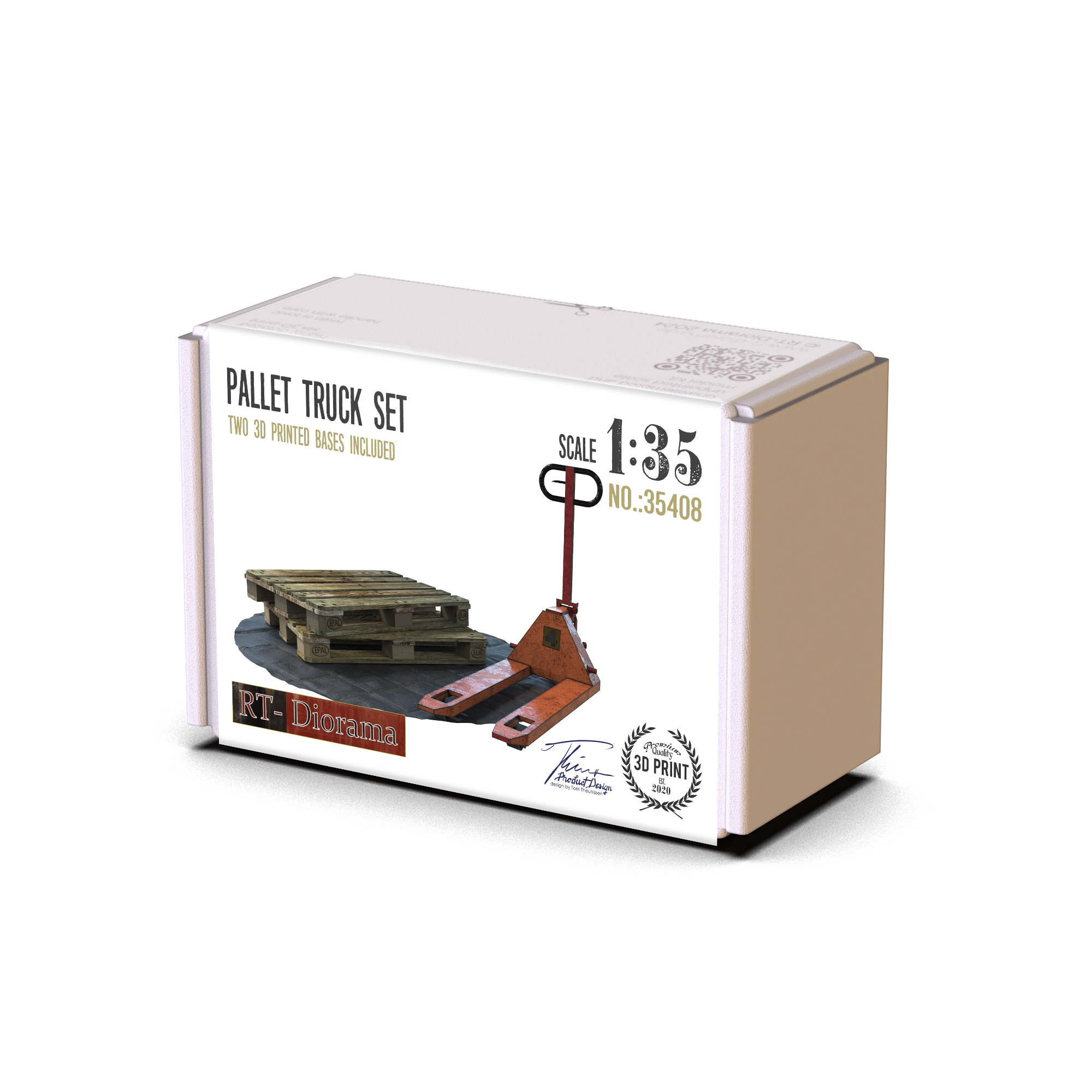 RT Diorama 1/35 Pallet Truck Set - Hobby Sense