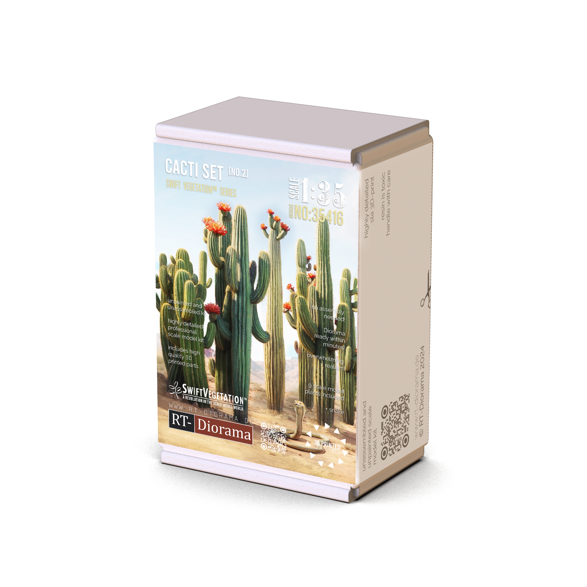 RT Diorama 1/35 Cacti Set No.2 - Hobby Sense
