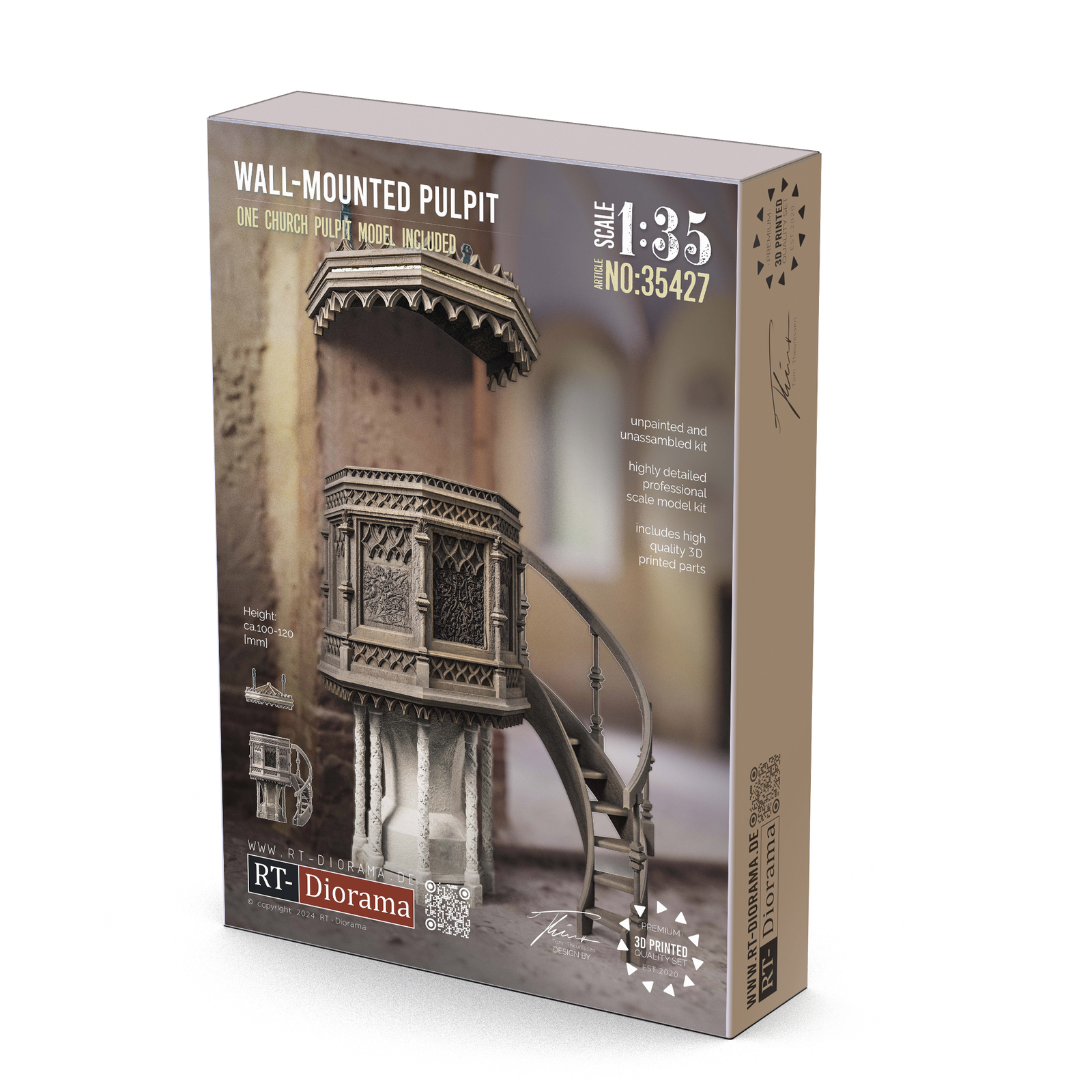 RT Diorama 1/35  Wall-Mounted Pulpit - Hobby Sense