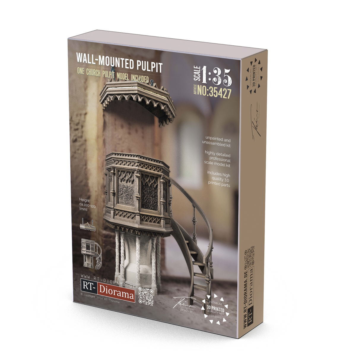 RT Diorama 1/35  Wall-Mounted Pulpit - Hobby Sense