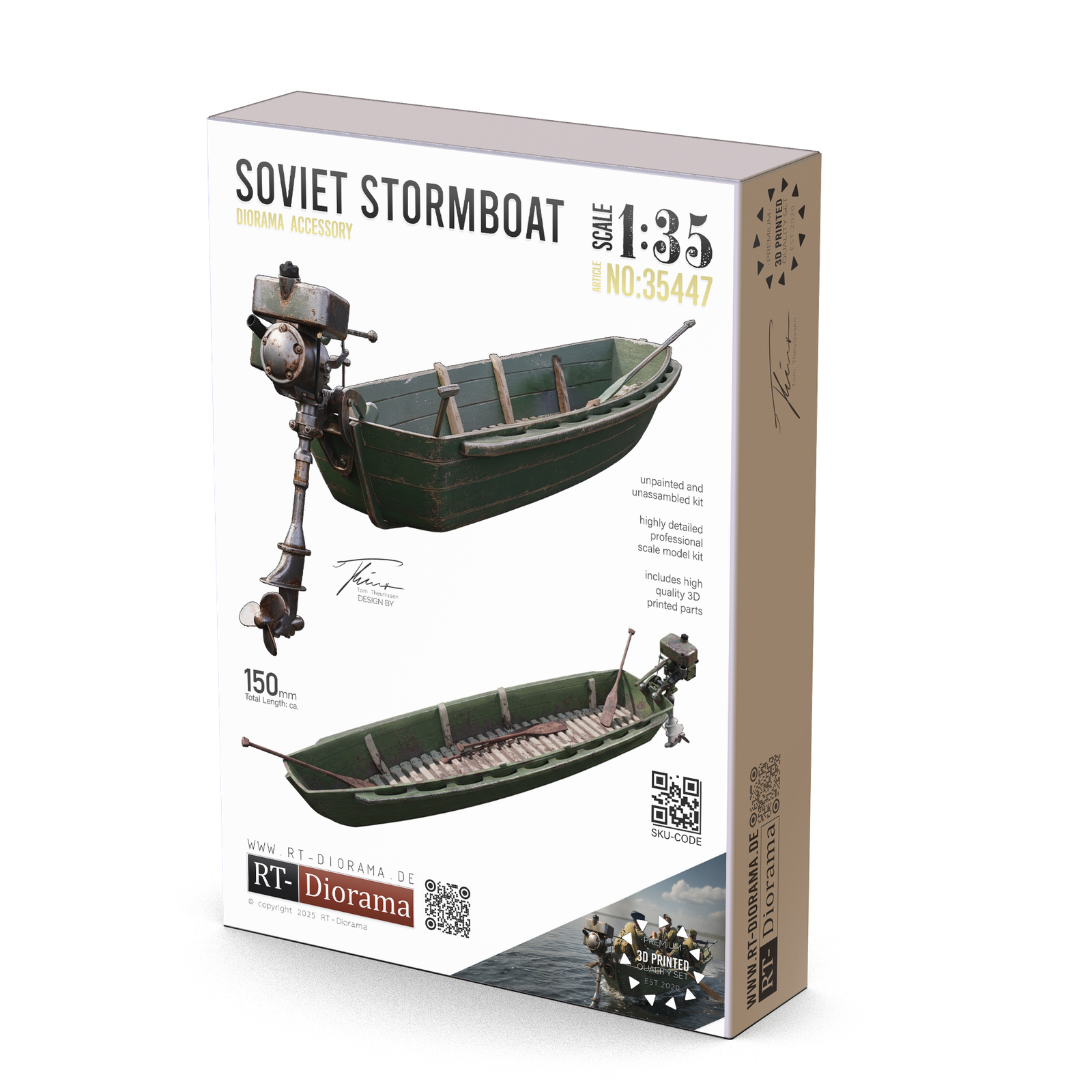 RT Diorama 1/35 Soviet Stormboat - Hobby Sense