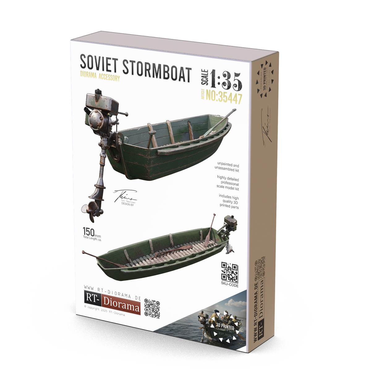 RT Diorama 1/35 Soviet Stormboat - Hobby Sense