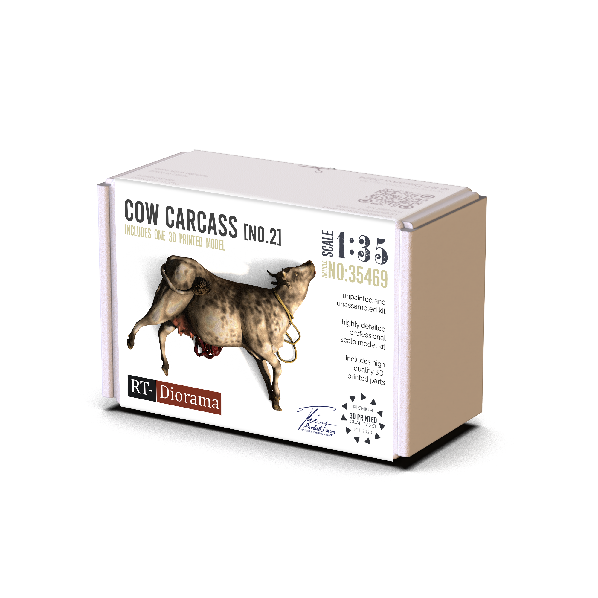 RT Diorama 1/35 Cow Carcass No.2 - Hobby Sense
