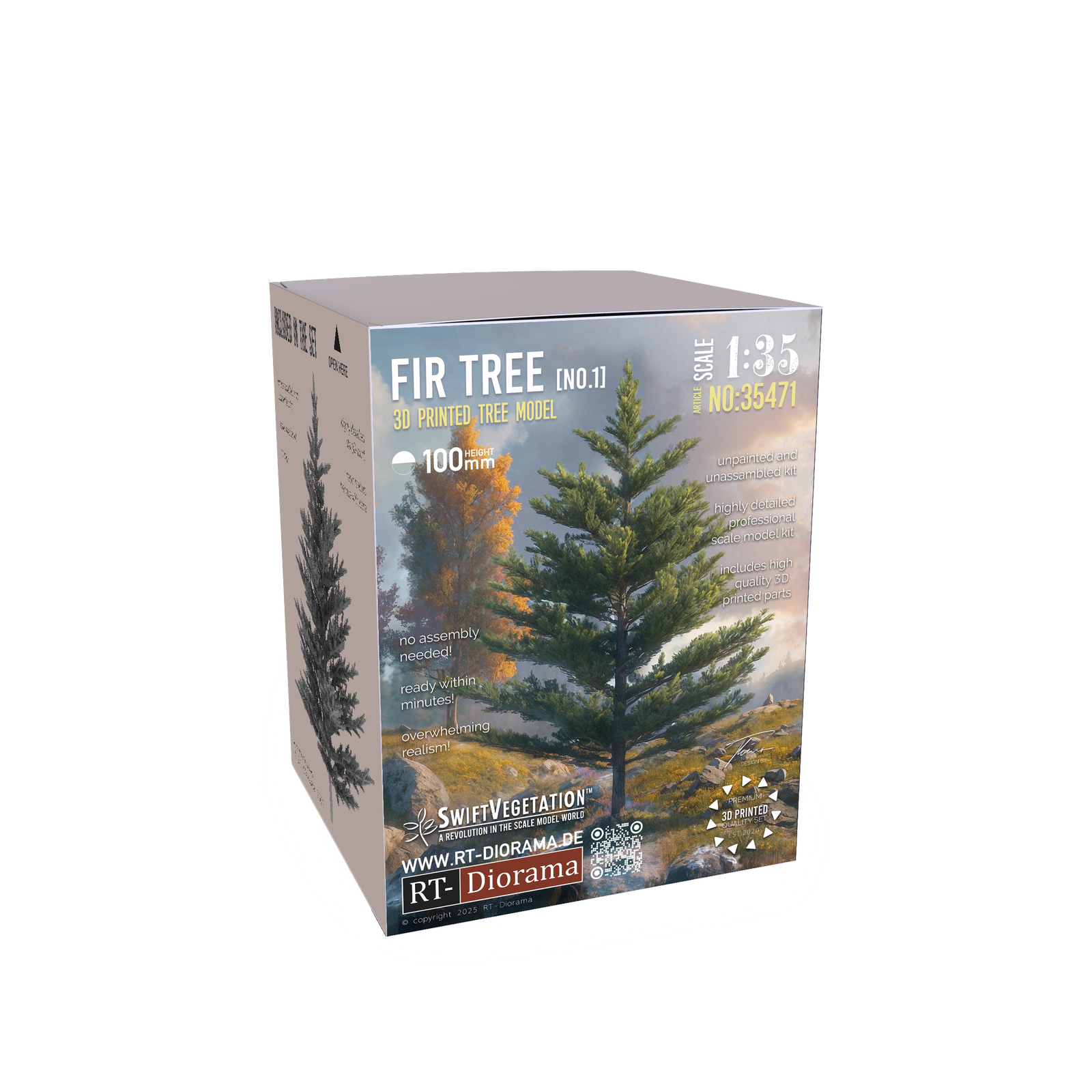 RT Diorama 1/35 Fir Tree (type 1) - Hobby Sense