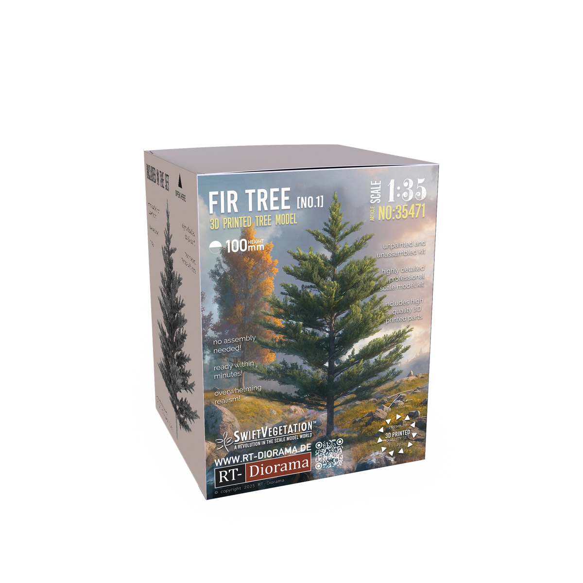 RT Diorama 1/35 Fir Tree (type 1) - Hobby Sense
