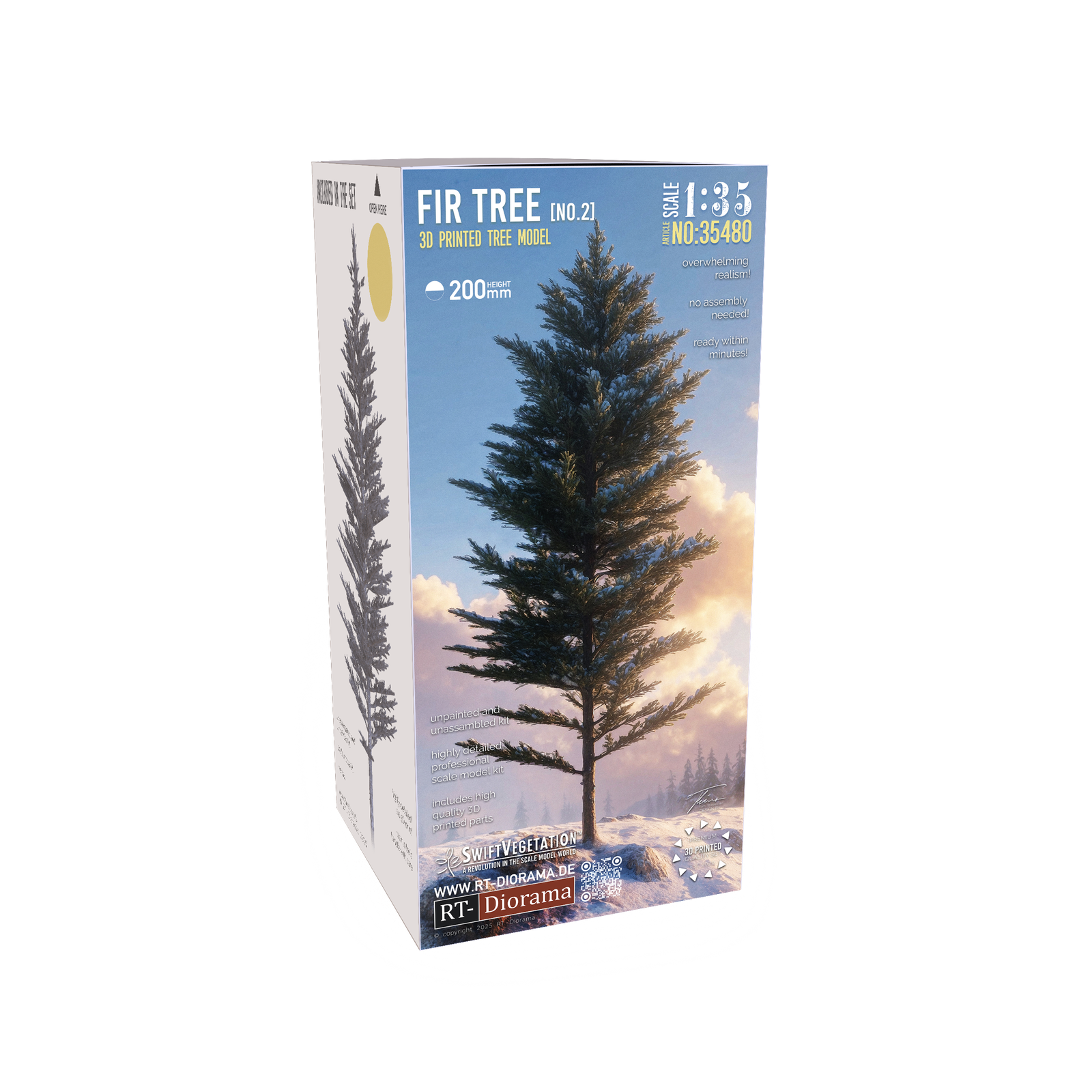 RT Diorama 1/35 Fir Tree (type 2) - Hobby Sense