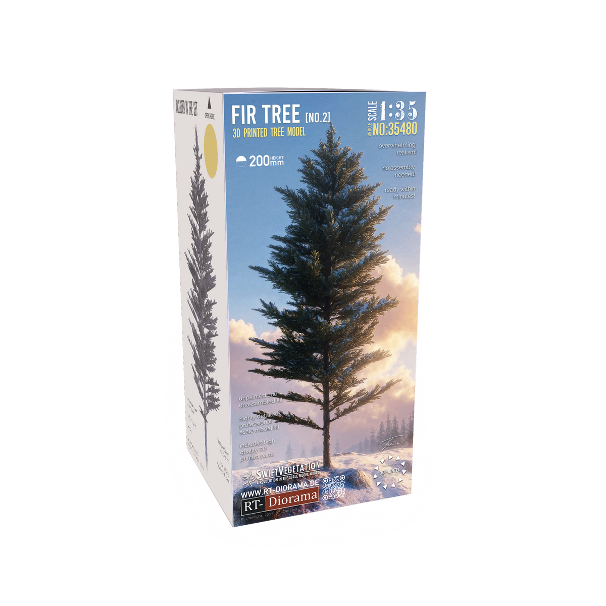 RT Diorama 1/35 Fir Tree (type 2) - Hobby Sense