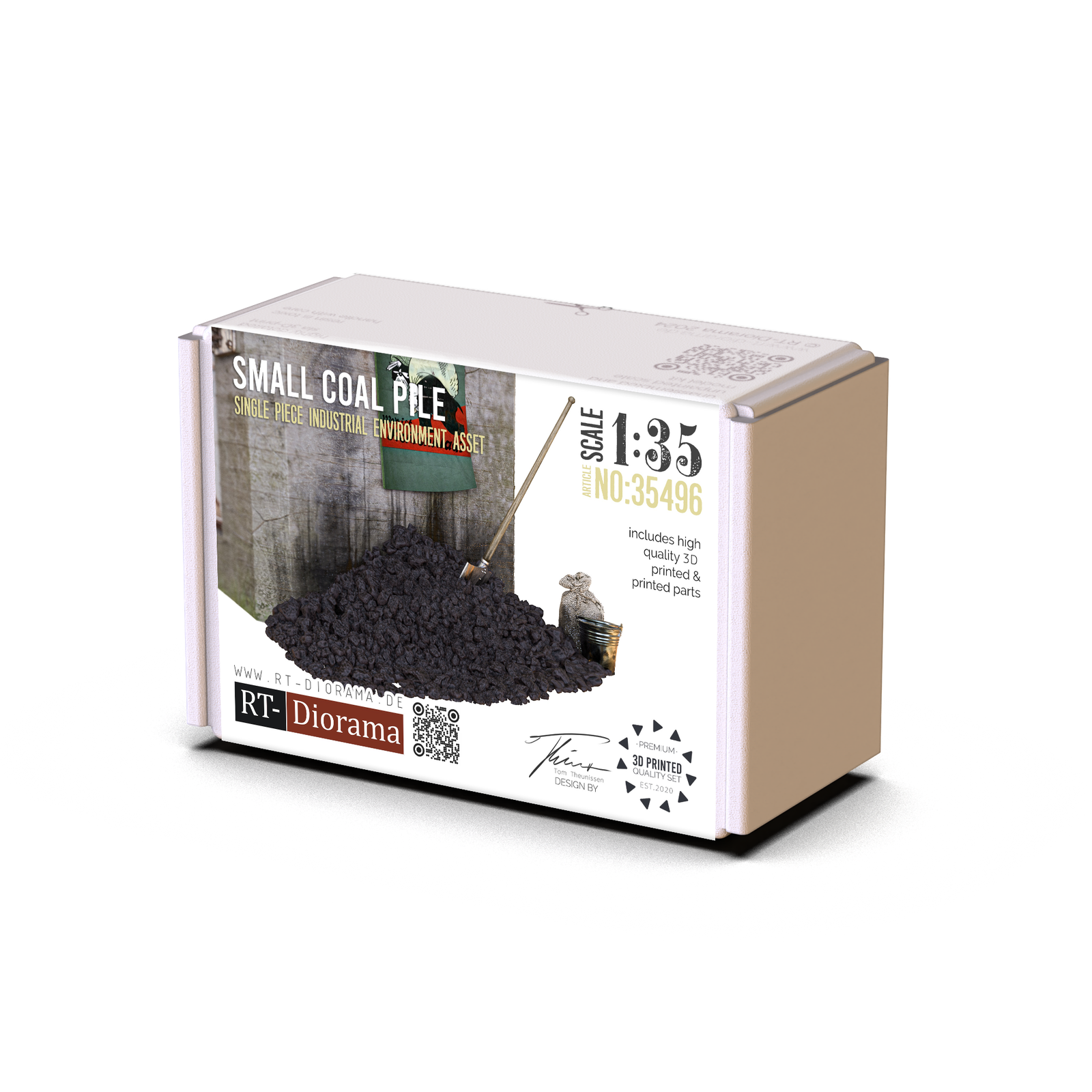 RT Diorama 1/35 Small Coal Pile - Hobby Sense