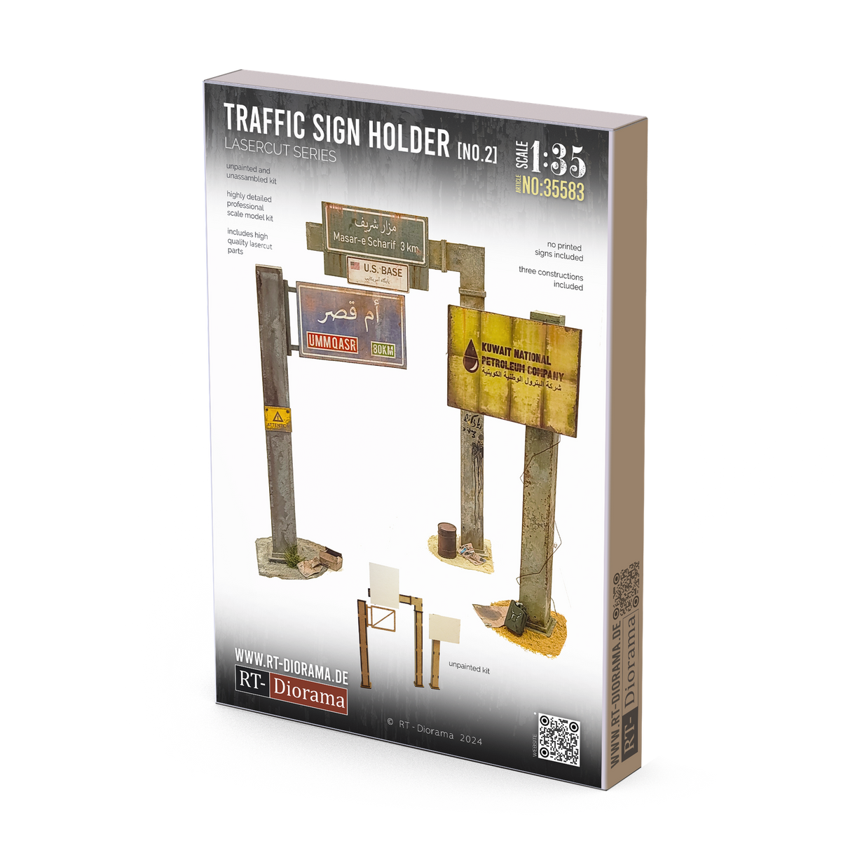 RT Diorama 1/35 Traffic Sign Holder No.2 - Hobby Sense