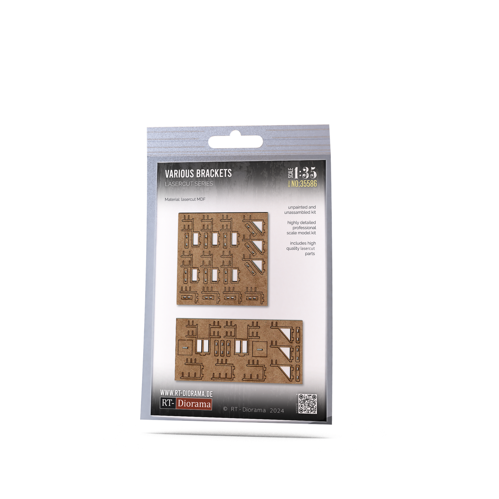RT Diorama 1/35 Various Brackets - Hobby Sense