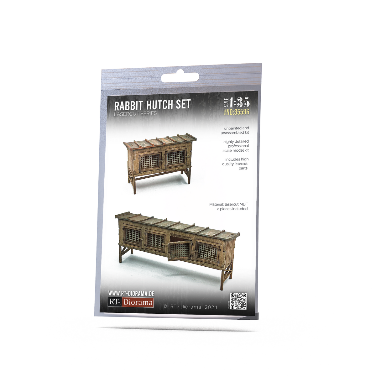 RT Diorama 1/35 Rabbit Hutch (2 pieces) - Hobby Sense