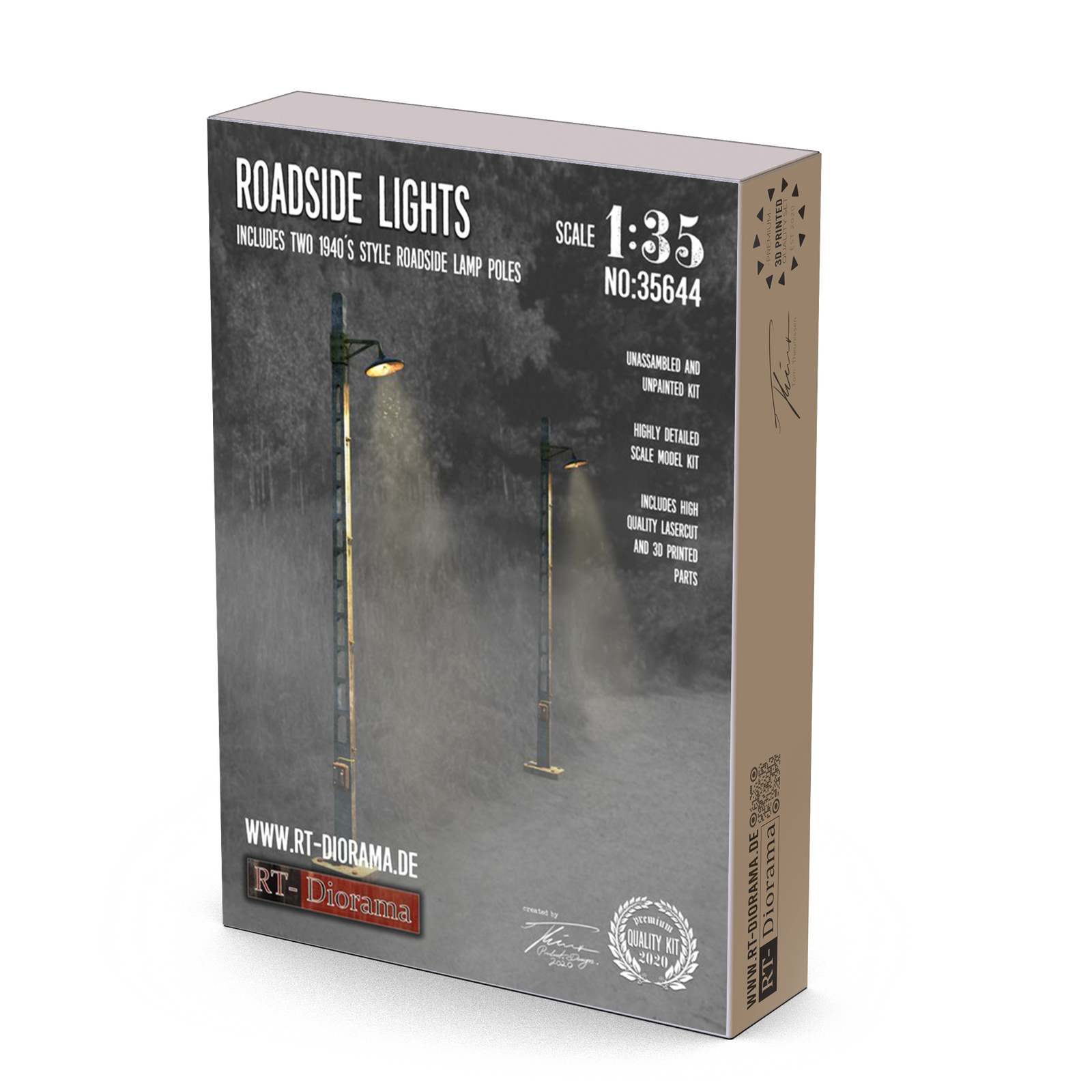 RT Diorama 1/35 Roadside Lights - Hobby Sense