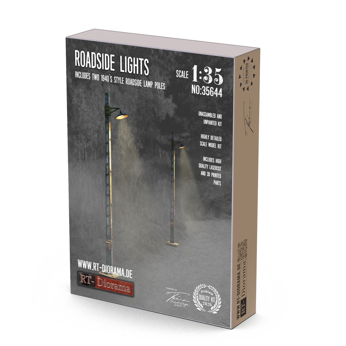 RT Diorama 1/35 Roadside Lights - Hobby Sense