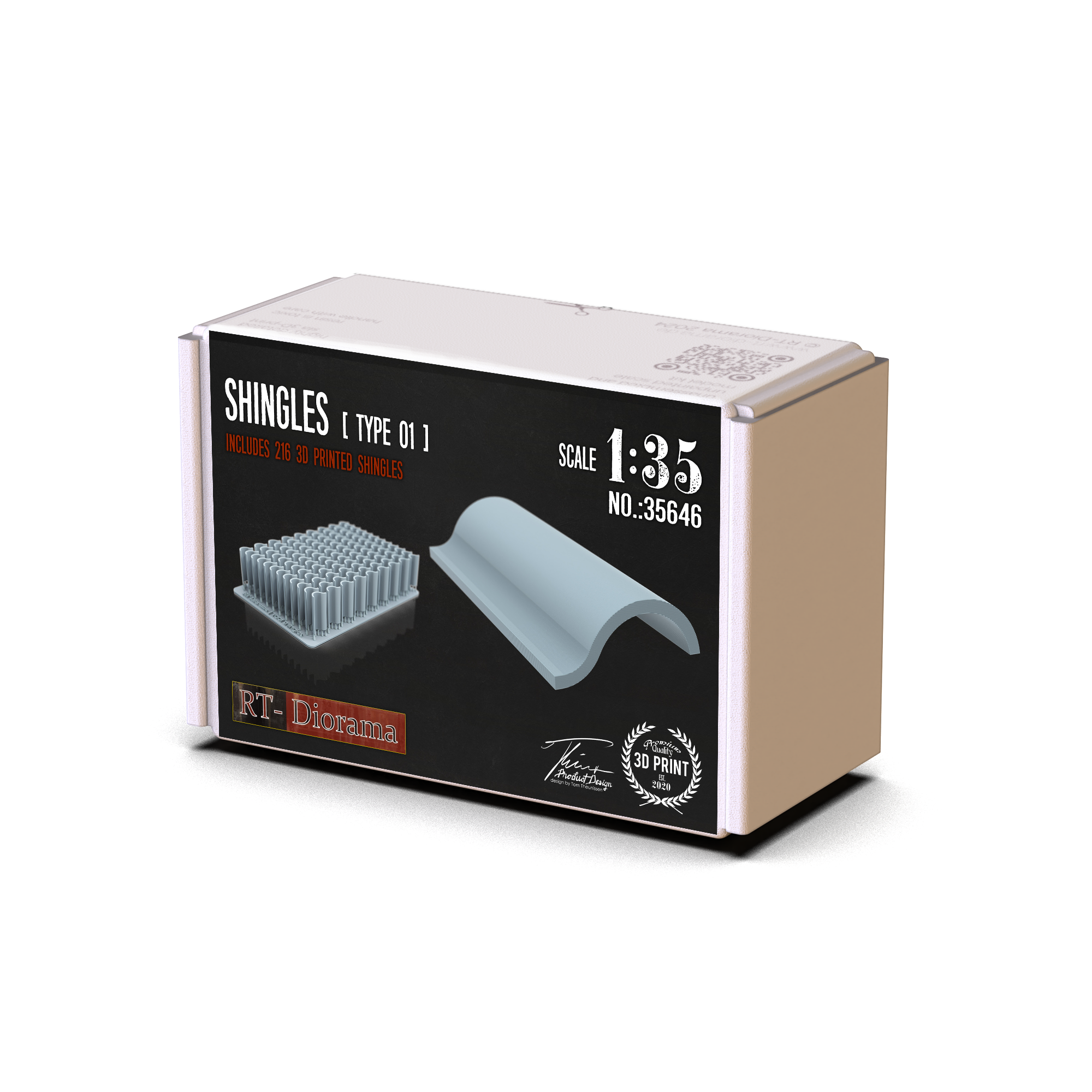 RT Diorama 1/35 Shingles [Type 1] - Hobby Sense