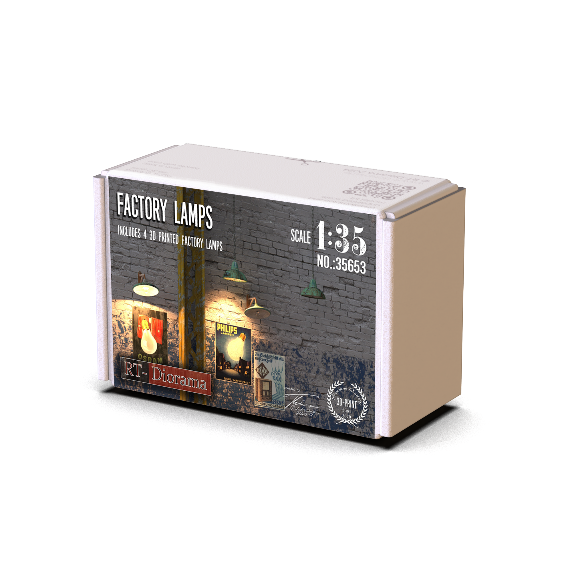 RT Diorama 1/35 Industrial Lamps - Hobby Sense