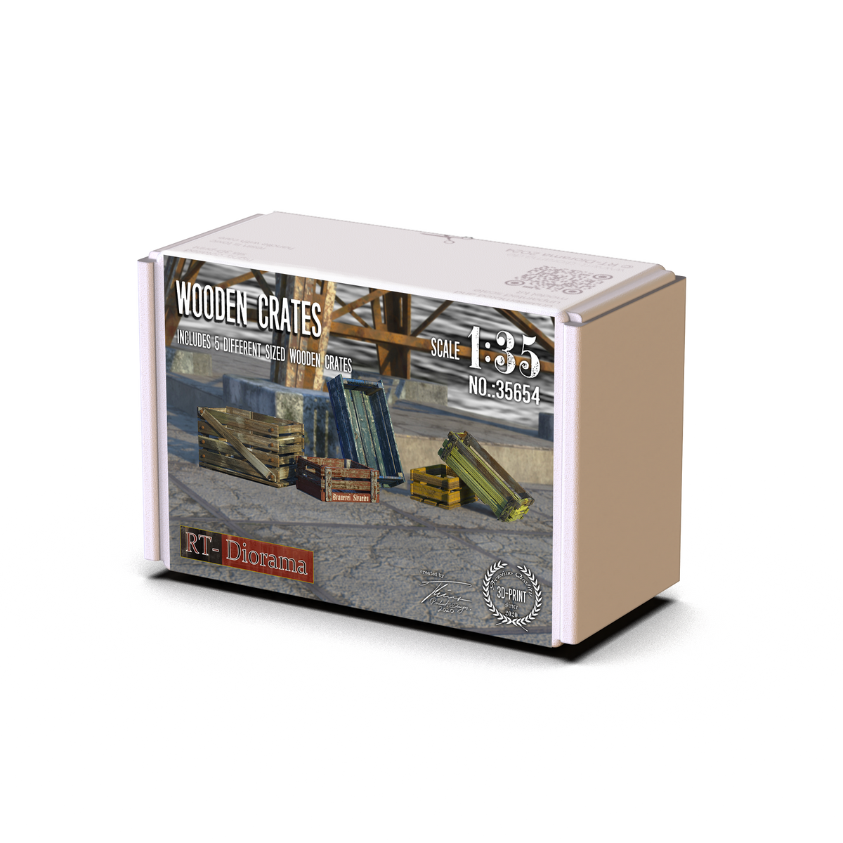 RT Diorama 1/35 Wooden Crates - Hobby Sense