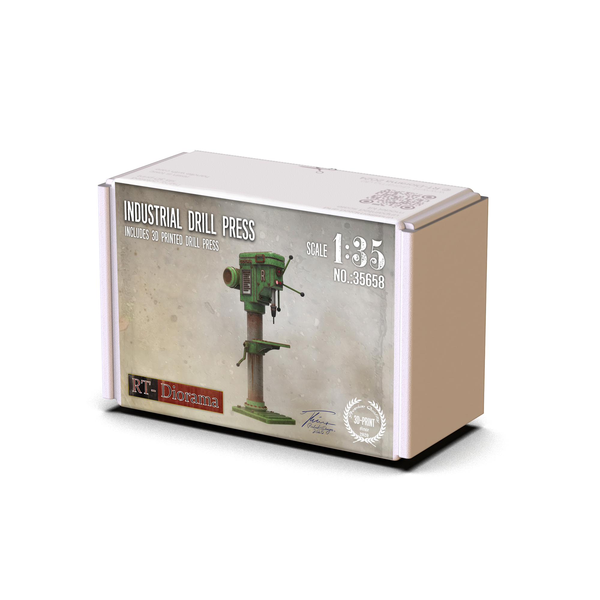 RT Diorama 1/35 Industrial Drill Press - Hobby Sense