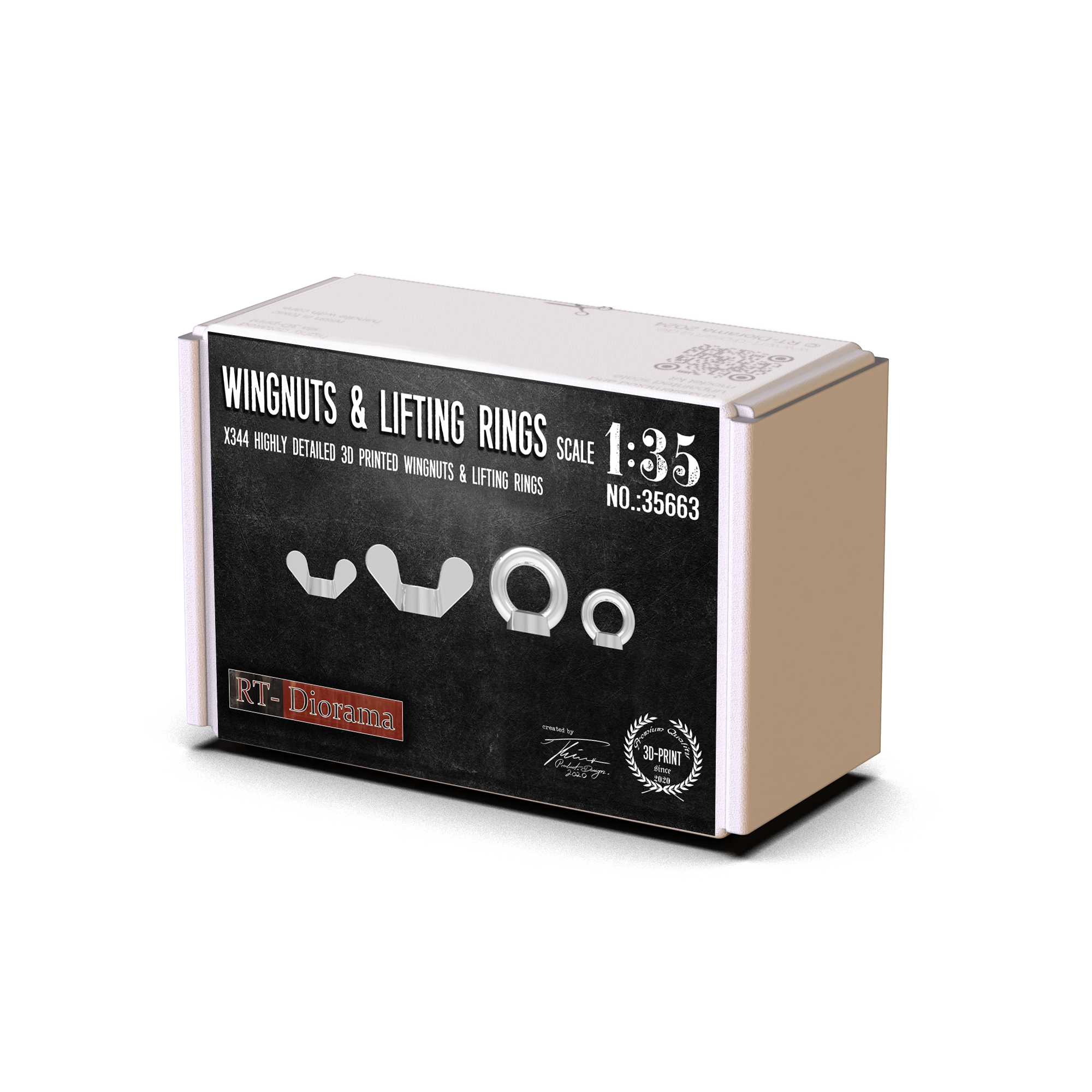 RT Diorama 1/35 Wingnuts & Lifting Rings - Hobby Sense