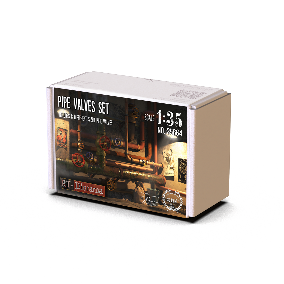 RT Diorama 1/35 Pipe Valves Set - Hobby Sense
