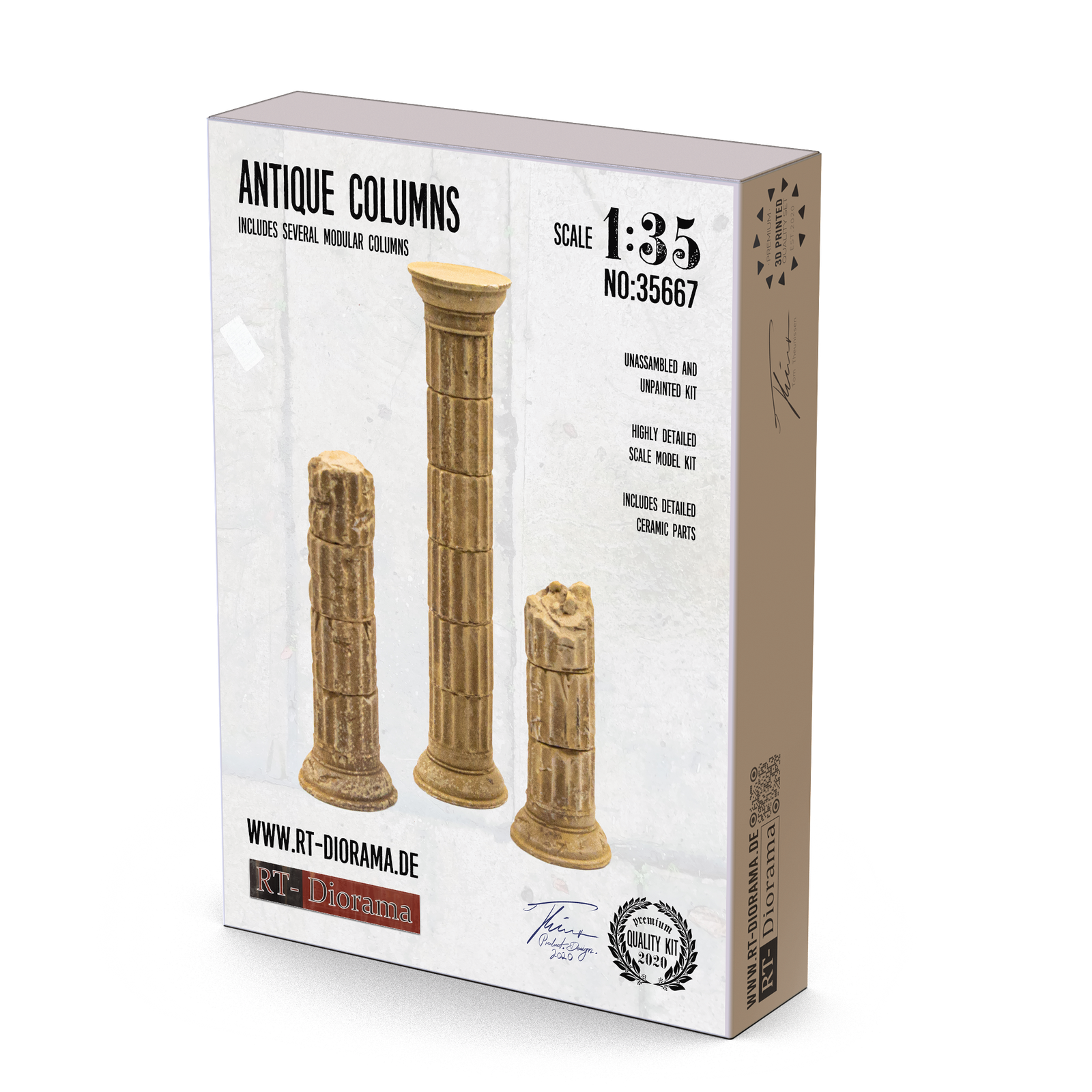 RT Diorama 1/35 Antique Columns - Hobby Sense