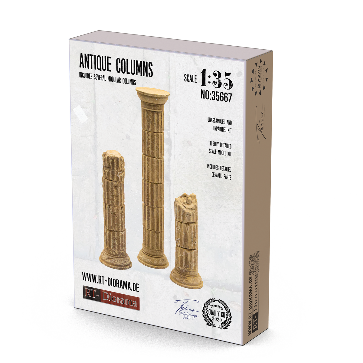RT Diorama 1/35 Antique Columns - Hobby Sense