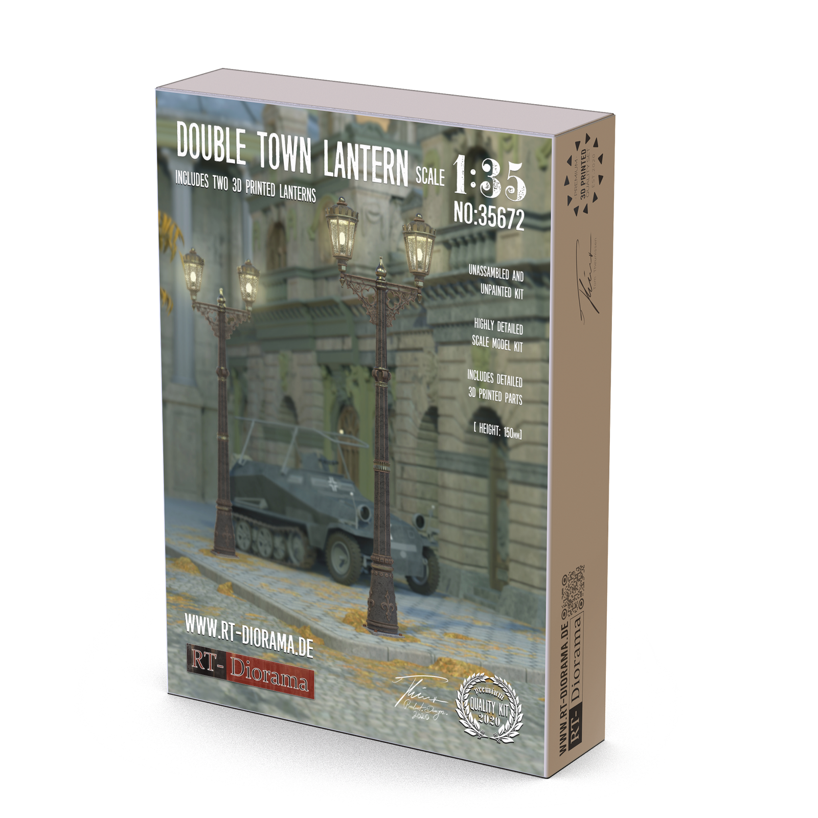 RT Diorama 1/35 Double Town Lantern Set - Hobby Sense